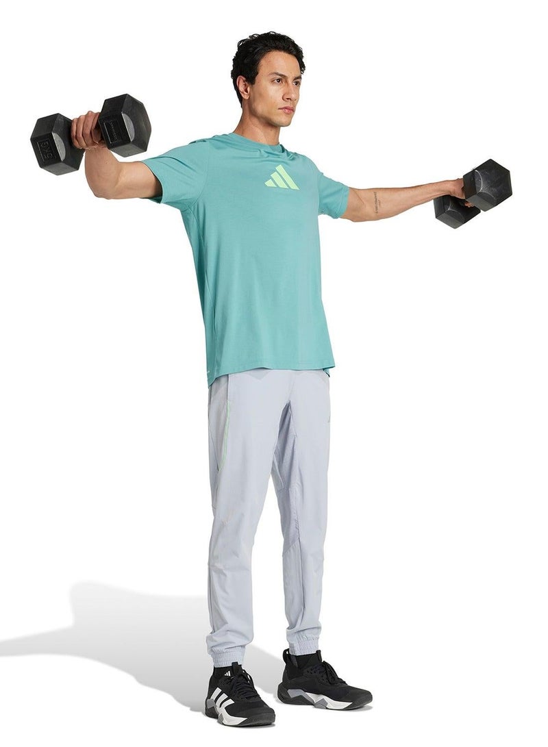 اديداس تيشيرت رجالي برسومات خضراء بأكمام قصيرة - Image 5